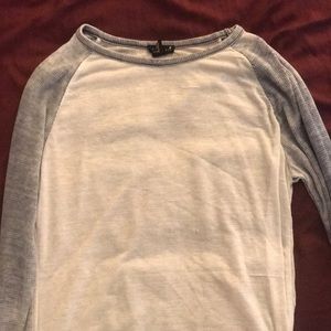 FREE in a bundle White and blue baseball tee sz s